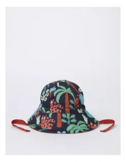 Reversible Sun Hat In Navy