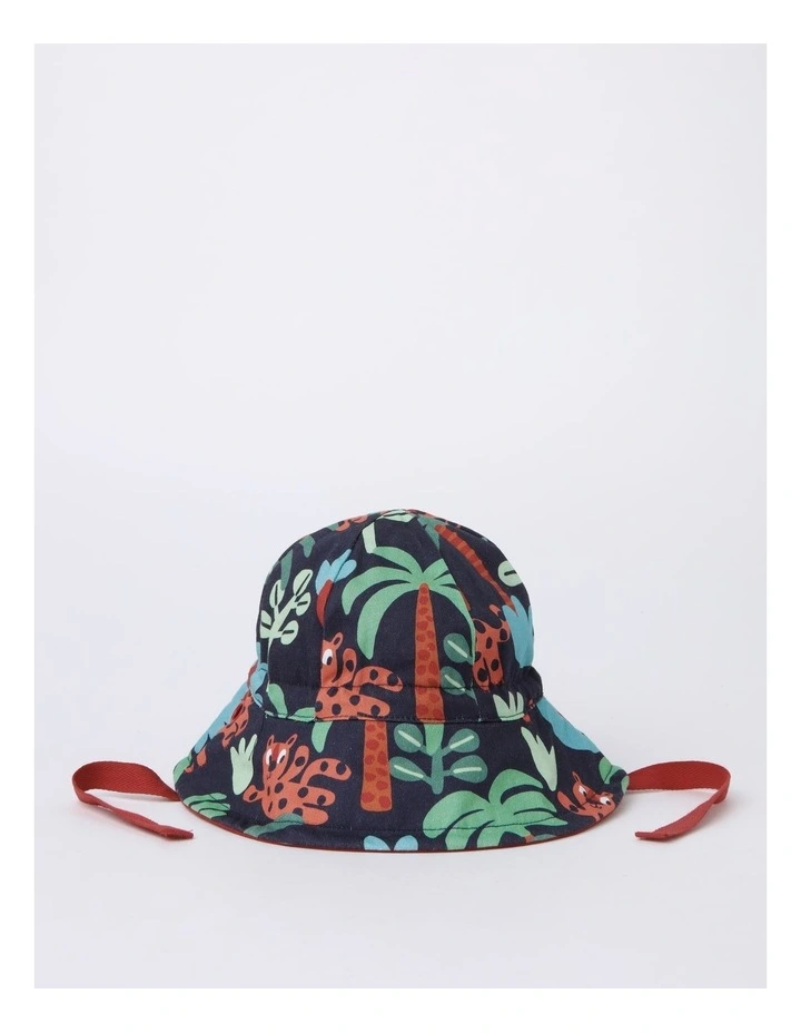 Reversible Sun Hat In Navy 2 Reversible Sun Hat In Navy