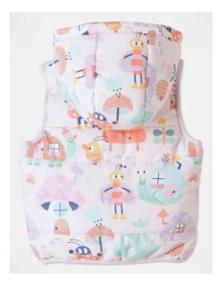 Sydney Reversible Puffer Vest In Light Pink -Jack & Milly 951076180 3 720x928