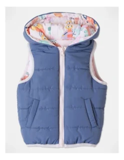 Sydney Reversible Puffer Vest In Light Pink -Jack & Milly 951076180 5 720x928