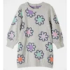 Sunny Puff Sleeve Daisy Dress In Grey Marle -Jack & Milly 951076270 1 720x928