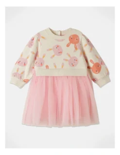 Lola Bunny Sweat Tutu Dress In Pink