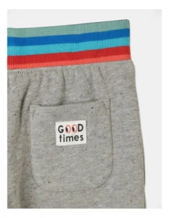 Otto Fleece Trackpant In Grey Marle -Jack & Milly 951077260 4 720x928