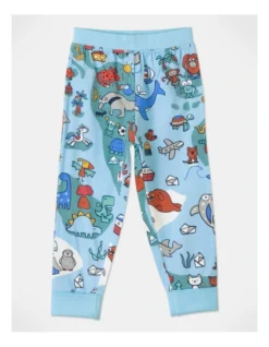 Finley Planet Earth Jersey PJ Set In Light Blue -Jack & Milly 951077620 3 720x928