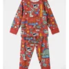 Finley Museum Day Jersey PJ Set In Red -Jack & Milly 951077800 1 720x928