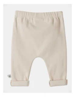 Remi Naturals Organic Rib Legging In Oatmeal -Jack & Milly 951085720 4 720x928