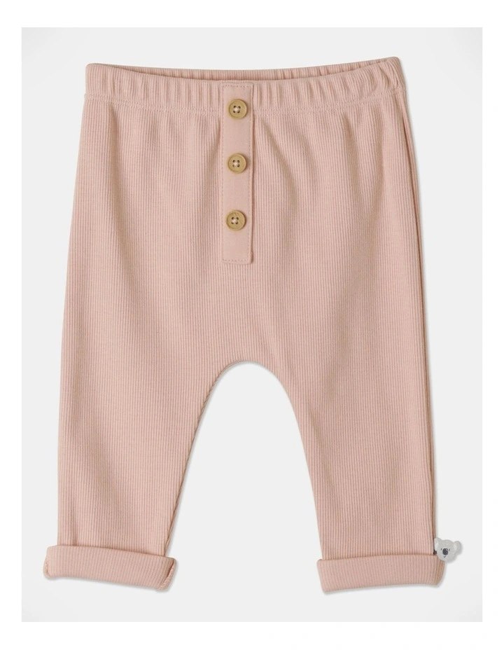 Remi Naturals Organic Rib Legging In Dusty Pink 3 Remi Naturals Organic Rib Legging In Dusty Pink