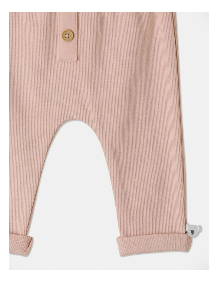 Remi Naturals Organic Rib Legging In Dusty Pink 5 Remi Naturals Organic Rib Legging In Dusty Pink - Image 3