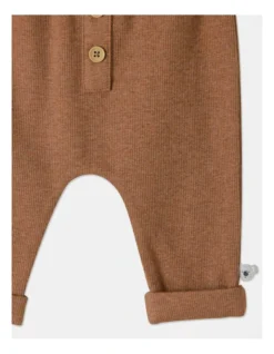 Remi Naturals Organic Rib Legging In Brown -Jack & Milly 951086080 3 720x928