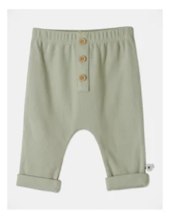 Remi Naturals Organic Rib Legging In Sage