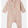 Billie Jacquard Bunny Coverall In Pink -Jack & Milly 951086620 1 720x928