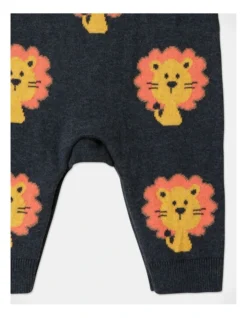 Billie Jacquard Lion Coverall In Navy -Jack & Milly 951086800 3 720x928