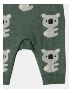 Billie Jacquard Koala Coverall In Sage -Jack & Milly 951086890 3 720x928