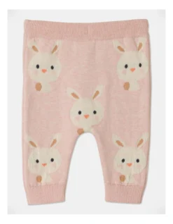 Jed Bunny Jacquard Pant In Pink -Jack & Milly 951086980 4 720x928