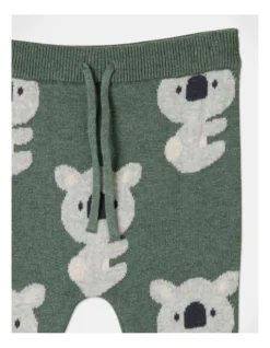 Jed Koala Jacquard Pant In Sage -Jack & Milly 951087160 2 720x928