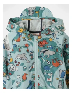 Coment Planet Earth Raincoat In Light Blue -Jack & Milly 951095170 2 720x928