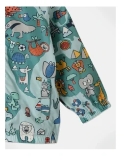 Coment Planet Earth Raincoat In Light Blue -Jack & Milly 951095170 3 720x928