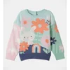 Daisy Bunny Intarsia Jumper In Assorted -Jack & Milly 951097960 1 720x928