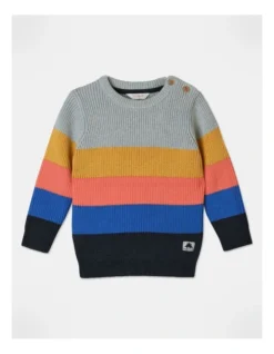 Finn Colourblocked Jumper In Assorted