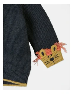 Milo Hooded Cardigan In Navy -Jack & Milly 951099670 3 720x928