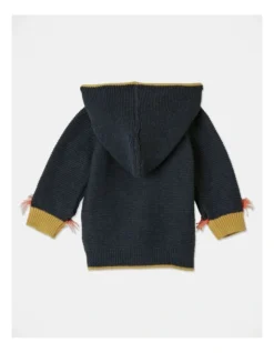 Milo Hooded Cardigan In Navy -Jack & Milly 951099670 4 720x928