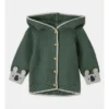 Milo Hooded Cardigan In Green -Jack & Milly 951099760 1 720x928