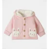 Sammy Bunny Pocket Quilted Jacket In Pink -Jack & Milly 951102460 1 720x928