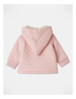 Sammy Bunny Pocket Quilted Jacket In Pink -Jack & Milly 951102460 4 720x928