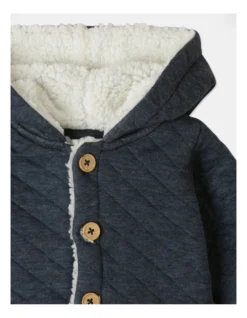 Sammy Turtle Pocket Quilted Jacket In Navy -Jack & Milly 951102730 2 720x928