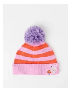 Bunny Beanie In Pink