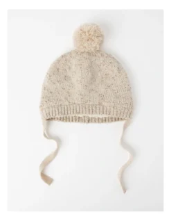 Sherpa Lined Beanie In Natural