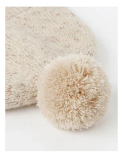 Sherpa Lined Beanie In Natural -Jack & Milly 956216890 3 720x928