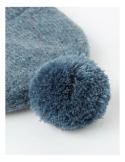 Sherpa Lined Beanie In Blue -Jack & Milly 956217070 3 720x928