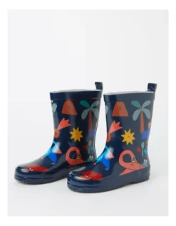 Dino Gumboots In Navy -Jack & Milly 956409310 2 720x928