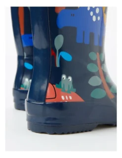 Dino Gumboots In Navy -Jack & Milly 956409310 3 720x928