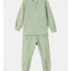 Indy Naturals Rib PJ Set In Sage 2 Indy Naturals Rib PJ Set In Sage -Jack & Milly 956448910 1 720x928