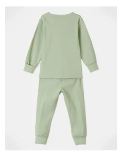 Indy Naturals Rib PJ Set In Sage -Jack & Milly 956448910 3 720x928