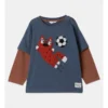 Max Soccer Lepard T-Shirt In Navy -Jack & Milly 957067570 1 720x928
