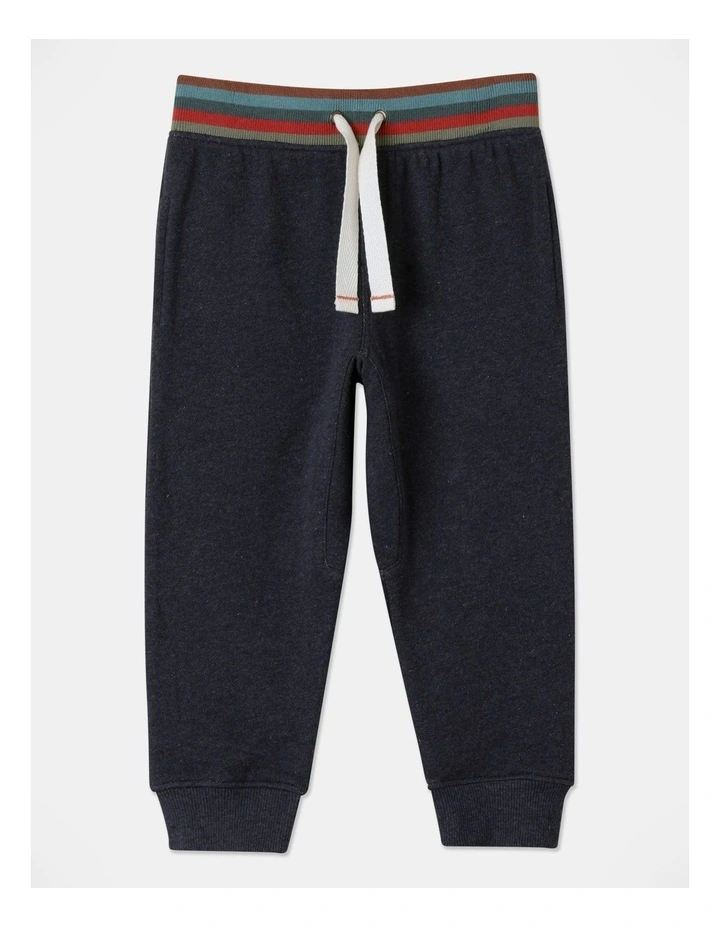 Otto Fleece Trackpant In Navy 3 Otto Fleece Trackpant In Navy