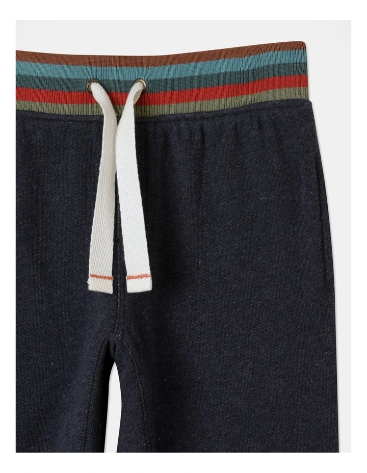 Otto Fleece Trackpant In Navy 4 Otto Fleece Trackpant In Navy - Image 2