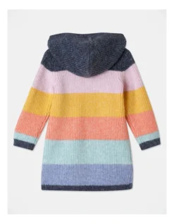Alice Rainbow Stripe Knitted Dress In Navy -Jack & Milly 957068110 4 720x928