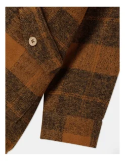 Mack Check Shacket In Brown -Jack & Milly 957068740 3 720x928