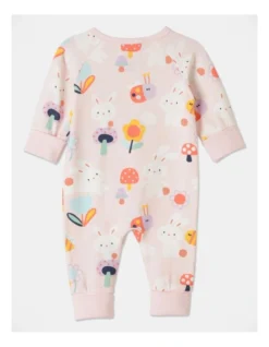 Arlo Bunny Coverall In Light Pink -Jack & Milly 957096820 4 720x928