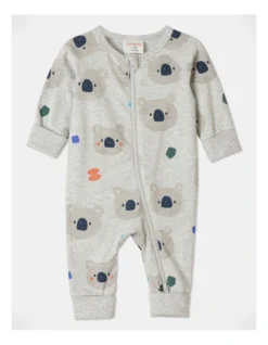 Arlo Coverall In Grey Marle