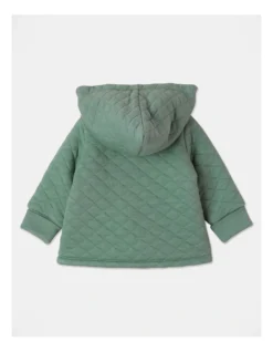 Sammy Koala Pocket Quilted Jacket In Sage -Jack & Milly 957097810 3 720x928