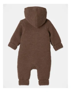 Mazzy Cable Knit Coverall In Brown -Jack & Milly 957098350 3 720x928