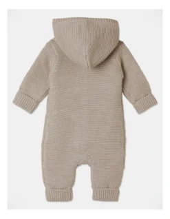 Mazzy Cable Knit Coverall In Oatmeal -Jack & Milly 957098530 3 720x928