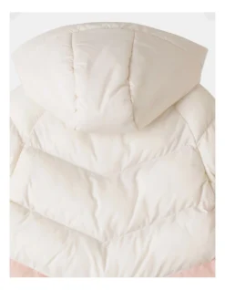 Mia Spliced Puffer Jacket In Vanilla 11 Mia Spliced Puffer Jacket In Vanilla -Jack & Milly 963831610 5 720x928