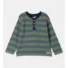 Jimmy Stripe Waffle T-Shirt In Blue -Jack & Milly 963833230 1 720x928
