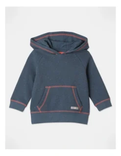 Noah Hooded Waffle T-Shirt In Navy